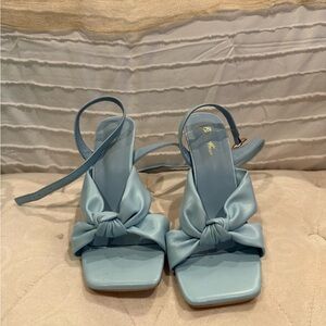 Elegant Blue Women's Heels